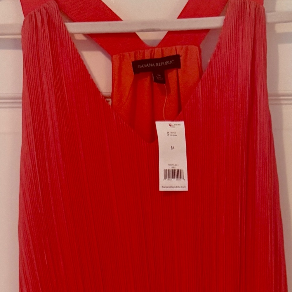 Banana Republic Dress Size Medium NWT Sleeveless Maxi  Summer